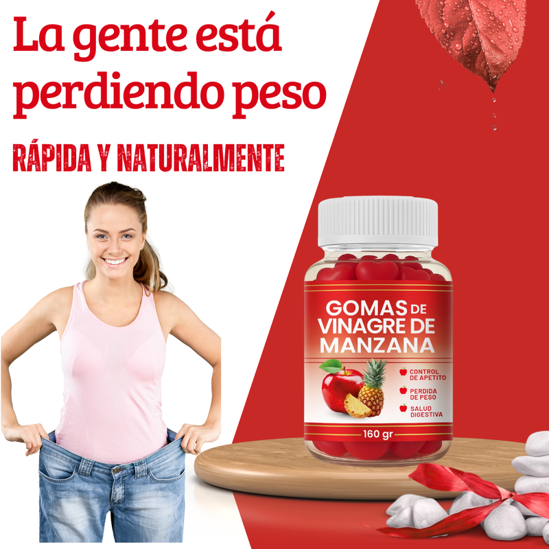 GOMAS DE VINAGRE DE MANZANA